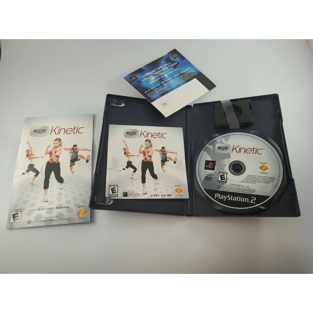 EyeToy: Kinetic (game, user manual, instruction) (Sony PlayStation 2, 2005)